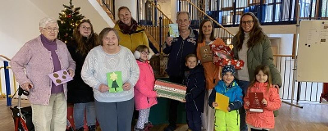 Weihnachtskarten Seniorenheim Wemding