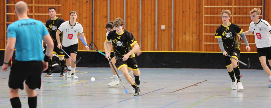 Die Floorballer aus Nordheim konnten beim PSV Wiking überzeugen.