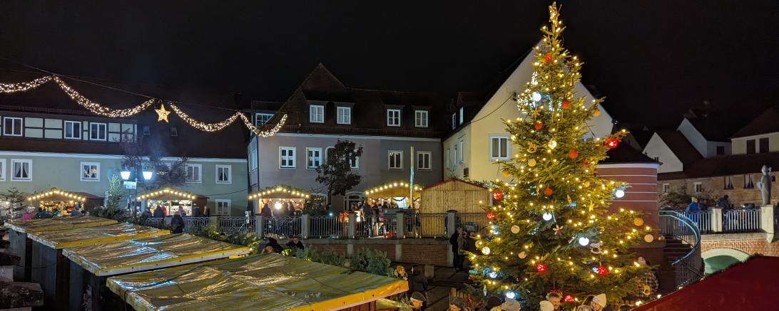 Romantischer Weihnachtsmarkt