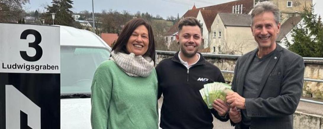 Simone Steib (als Vertretung für Melissa Steib), Marco Pattermann-Steib, Martin Oberman