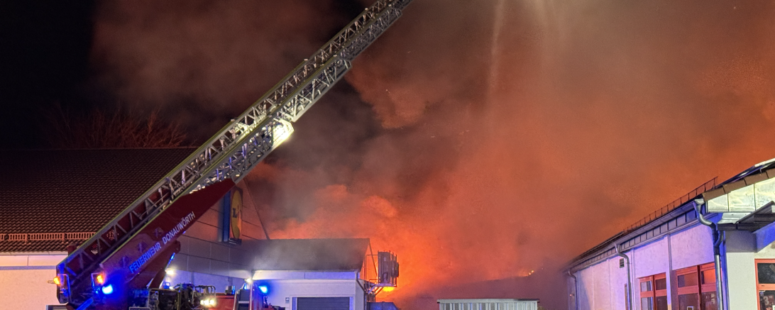 Brand Schrottplatz Donauwörth