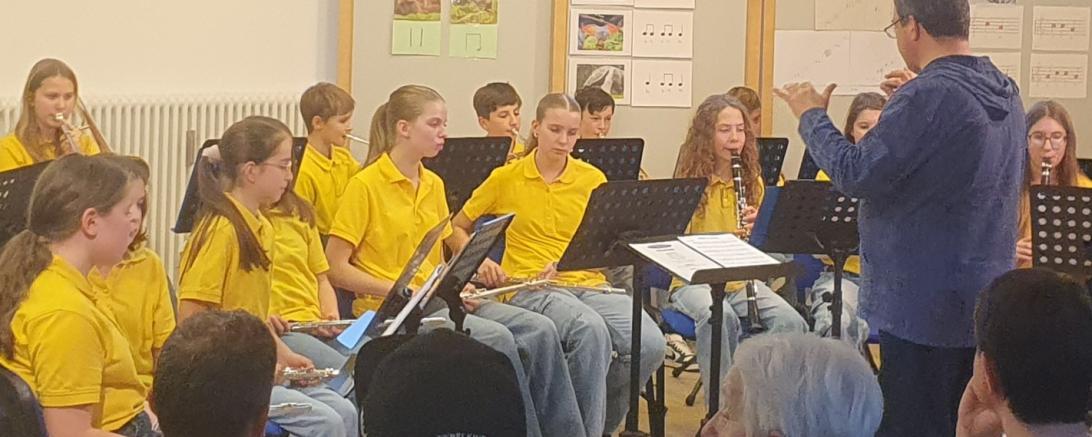 Das Blasorchester der Jugendkapelle.