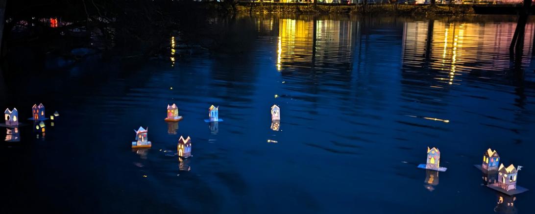 Luzienhäuschen schwimmen