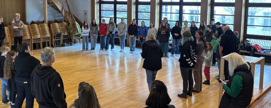 Im Fokus der Proben stand ein Workshop für Kinder.