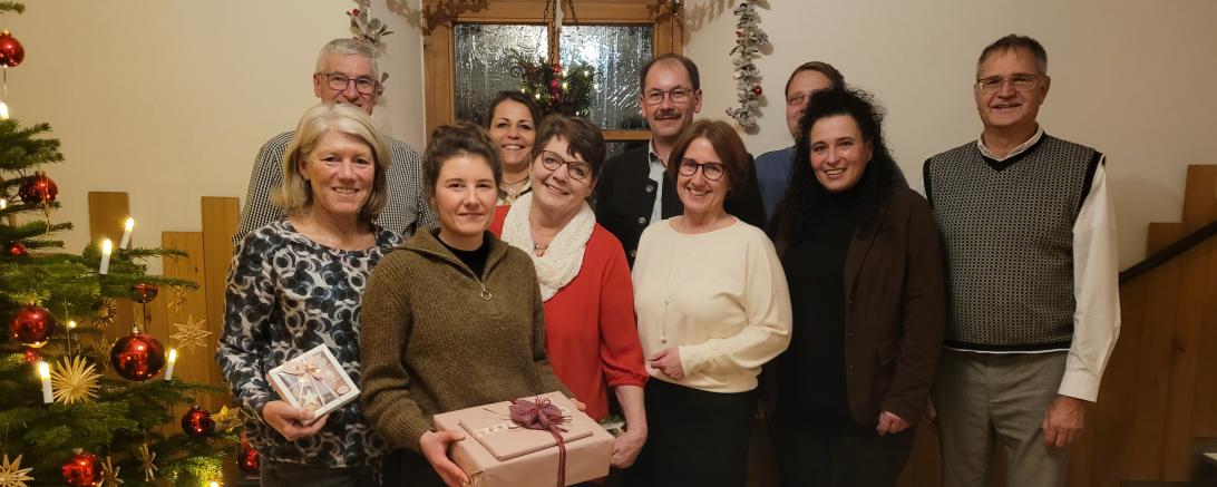 v.l.n.r.: Claudia Braun, Wolfgang Gerstenmeyer, Charlotte Funk, Sandra Roth, Helga Strobel, Kreisobmann Karlheinz Götz, Stationsvorsitzende Nicole Binger, Andreas Stoll, Stellv. Stationsvorsitzende Tanja Göggerle, Michael Stiller 