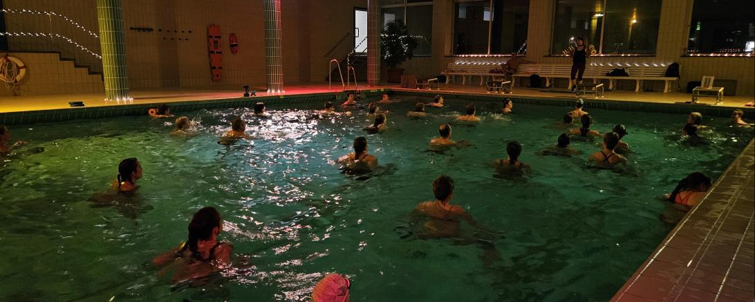 Lichternacht Städtisches Hallenbad