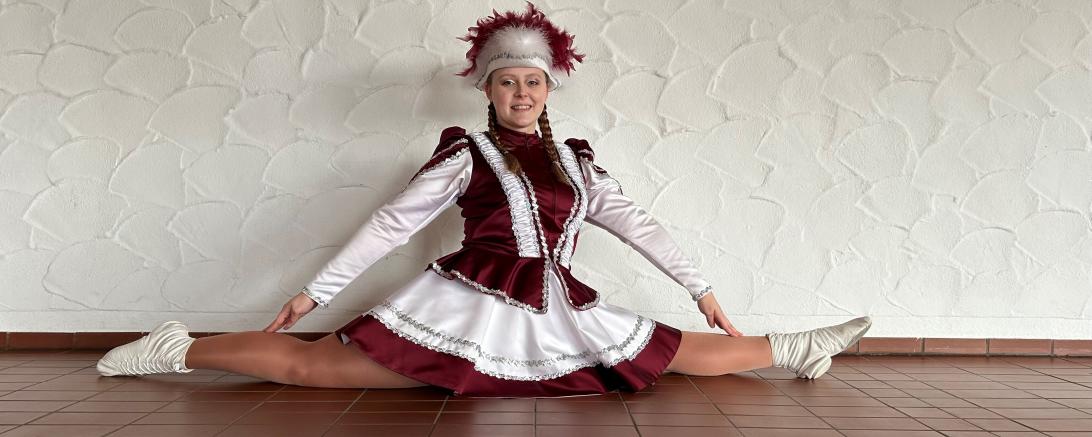 für Carolin Rabe ist die Jubiläumsgarde ein Highlight ihres Faschingslebens.