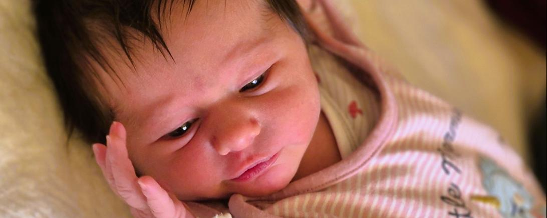In Nördlingen kam Christkind Fiona Greye schon in der Früh um 04:59 Uhr zur Welt.
