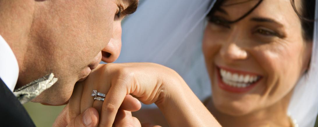 Bräutigam und Braut