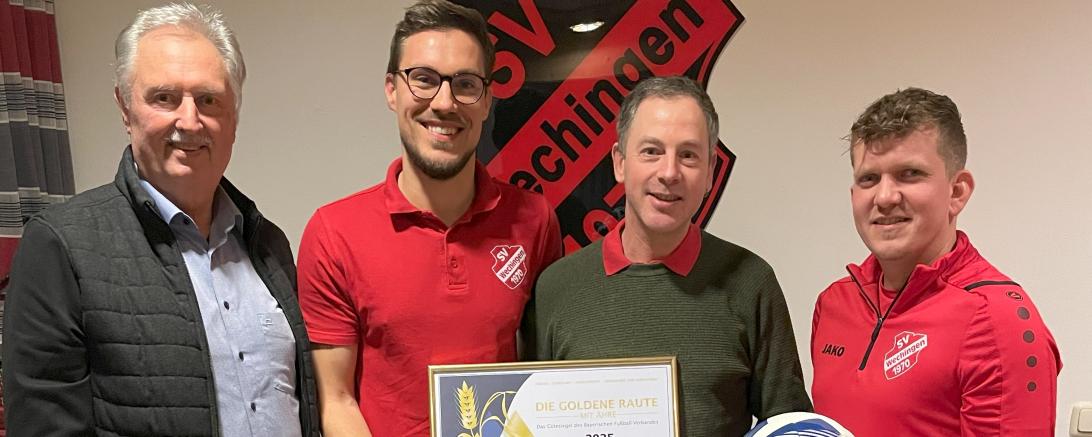 V.l.n.r.: Josef Wiedemann, Stephan Stimpfle, Martin Fischer, Uwe Haas