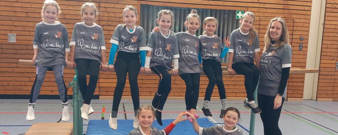 1. Platz beim Kreissportfest der Grundschulen im Geräteturnen