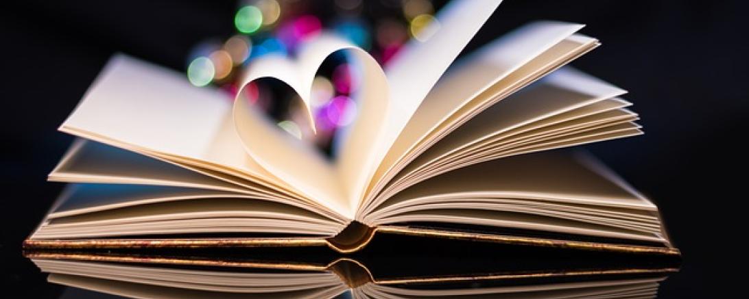 aufgeschlagenes Buch