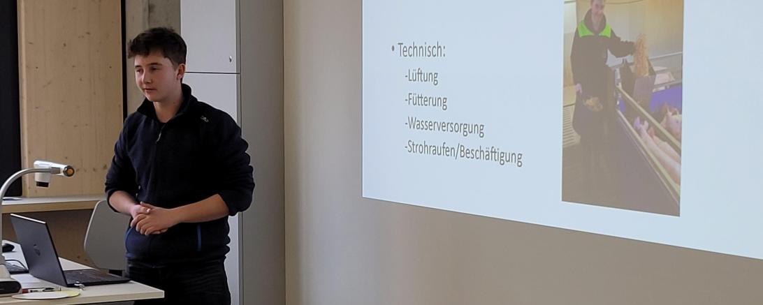 Michael Schüller beim Vortrag