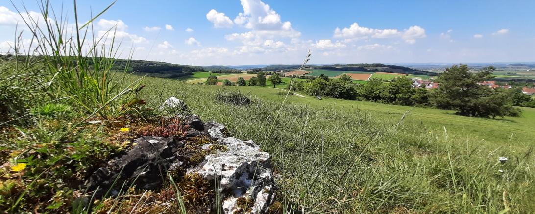 Das Bild zeigt den Felskopf auf dem Mähhorn.