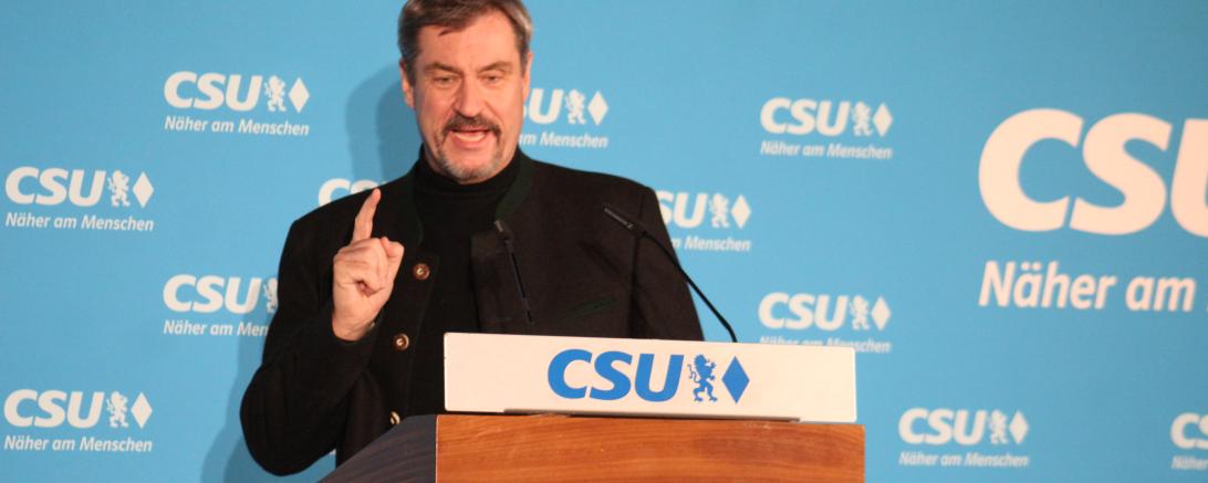 Markus Söder in Asbach-Bäumenheim 