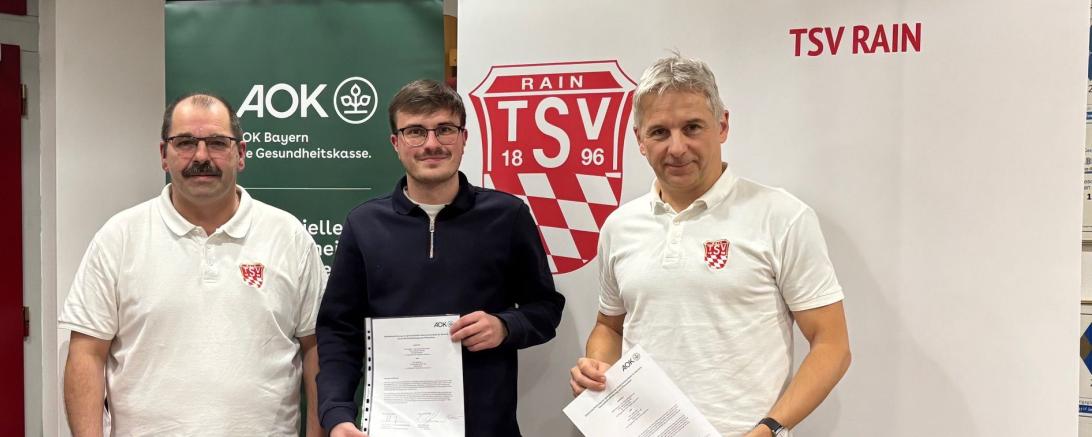 Kooperation mit der AOK und dem TSV Rain