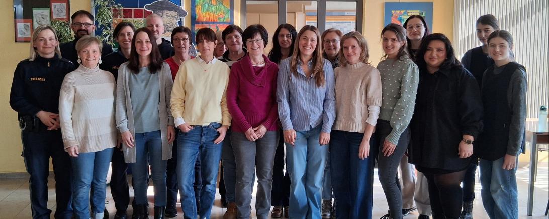 Die engagierten Schulweghelferinnen und -helfer.