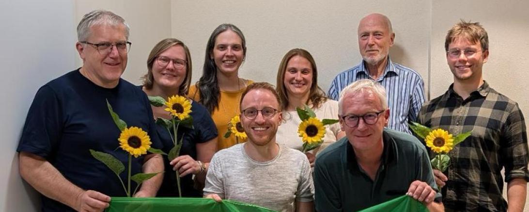 Neuaufstellung des Ortsverbands der Grünen in Rain und Umgebung.