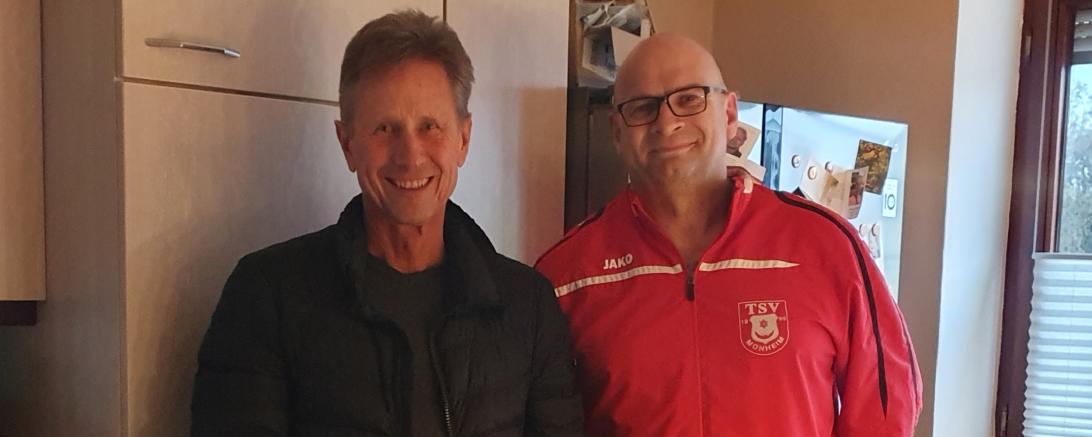 Martin Oberman, der 1. Vorsitzende und Ralf Bengel