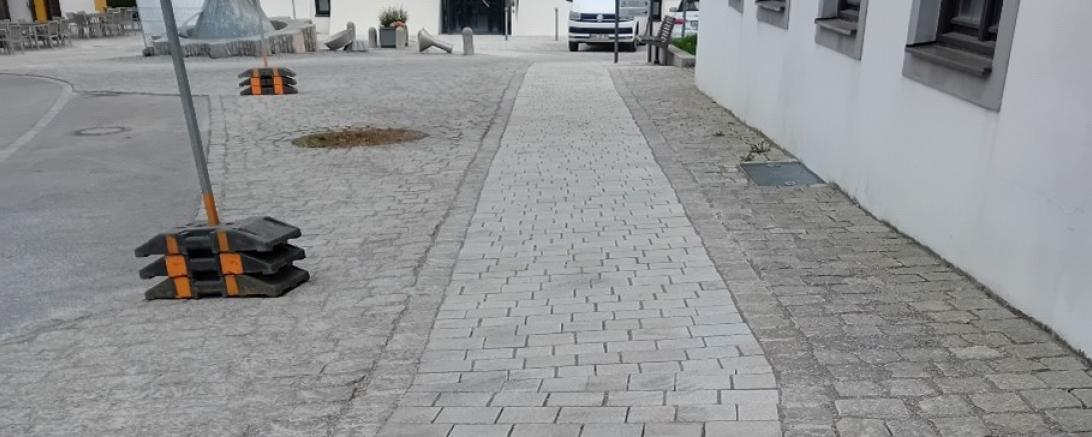 Bereits im letzten Jahr wurde der Tändelmarkt barrierefrei ausgebaut.