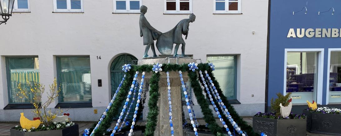 Hier sieht man den Fischerbrunnen.