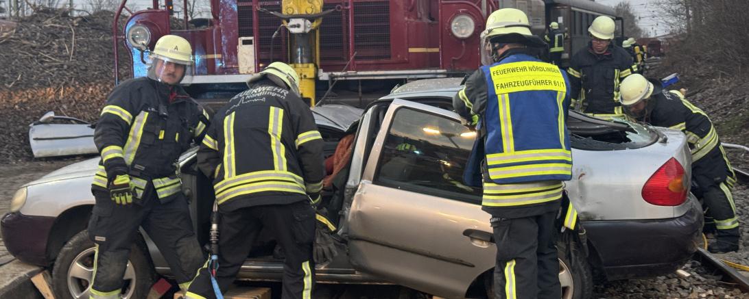 In Nördlingen gab es eine Großübung unter realistischen Bedingungen.
