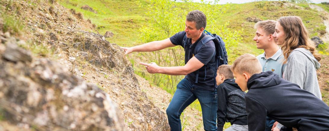 Zu sehen ist das Geotop Klosterberg