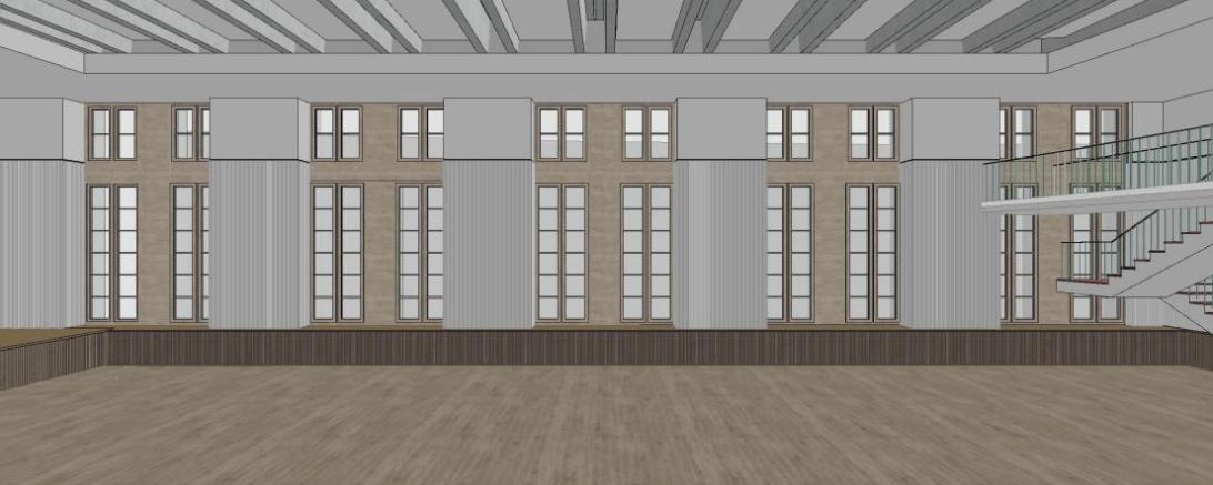 Ob der Stadtsaal mit weniger Holzvertäfelung an Charme verliert oder dadurch moderner und einladender wirkt, bleibt noch zu diskutieren.