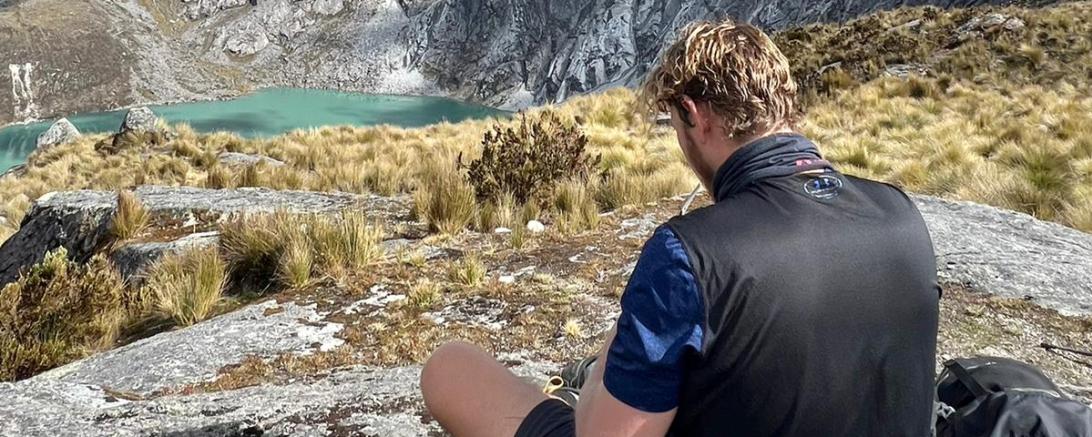 Andreas Münsinger unterwegs in Südamerika. 