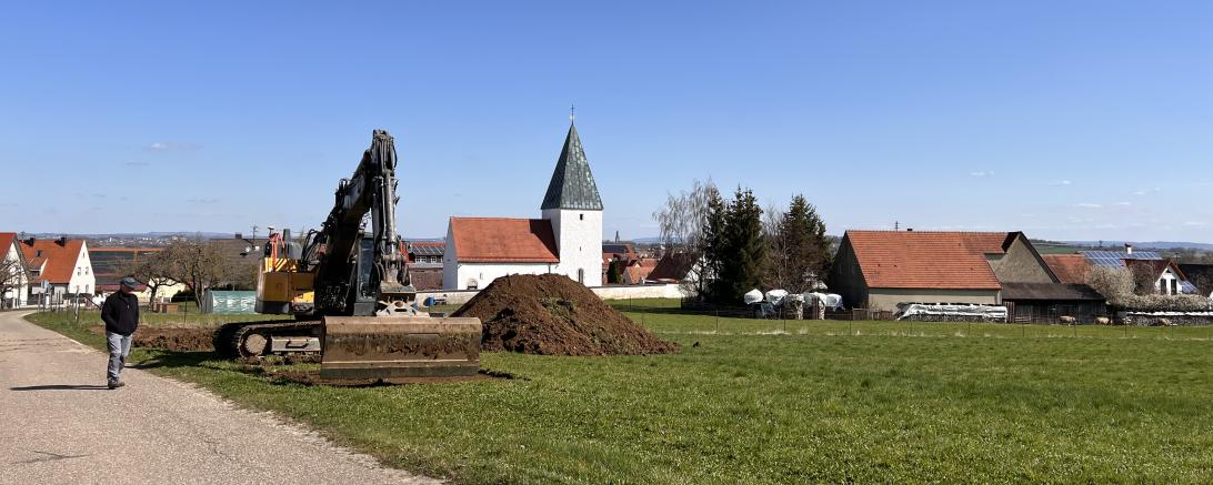 Zusätzliche Bauplätze stehen zukünftig im neuen Baugebiet in Holheim zur Verfügung.