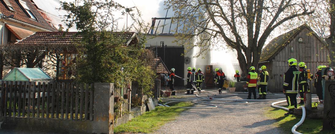 Brand in Feldheim.
