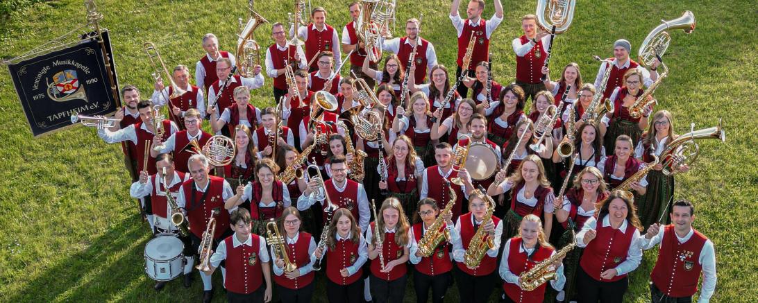 Die Vereinigte Musikkapelle Tapfheim. 