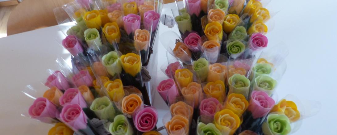 Das Bild zeigt die Rosen.