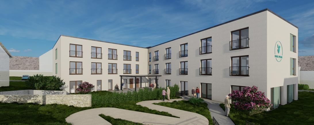 Insgesamt drei Stockwerke wird das neue Seniorenhaus in Bollstadt umfassen, wovon der erste und zweite Stock die Wohnetagen sind.