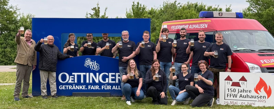 Bierprobe Oettinger Feuerwehr Auhausen