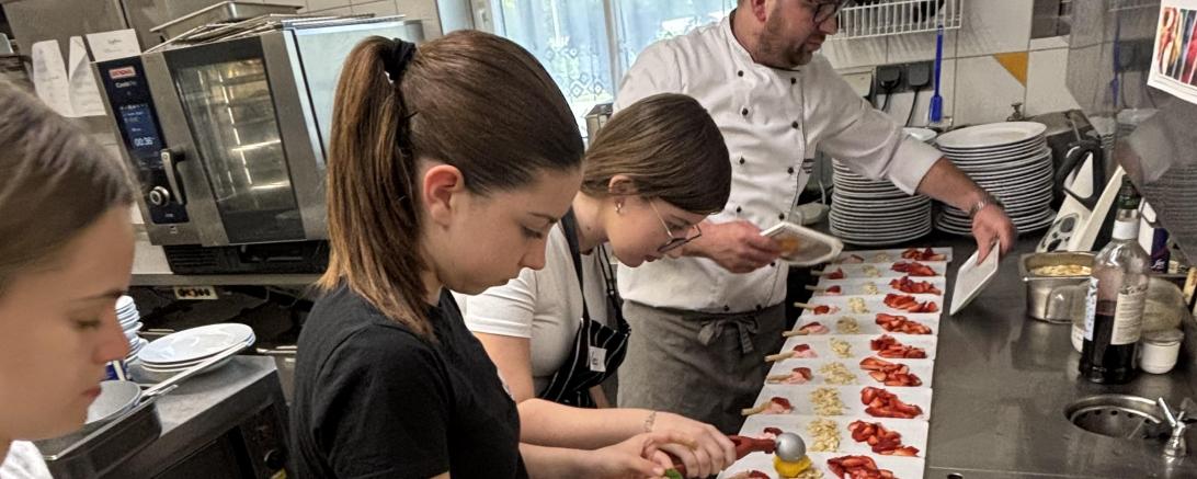 Die Schüler waren mit vollem Einsatz bei den Veranstaltungen dabei.