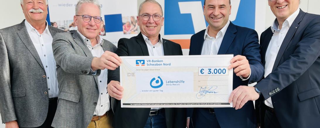 Spende Lebenshilfe VR-Banken