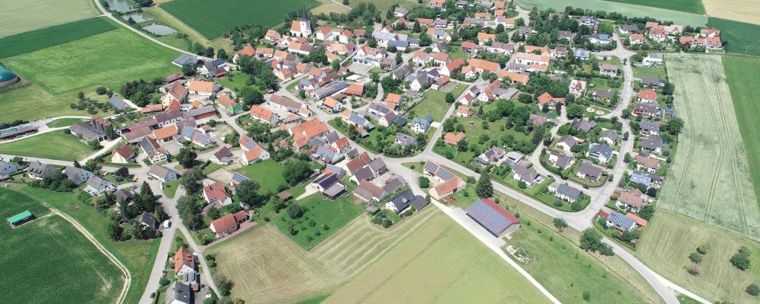 Luftaufnahme von Schmähingen