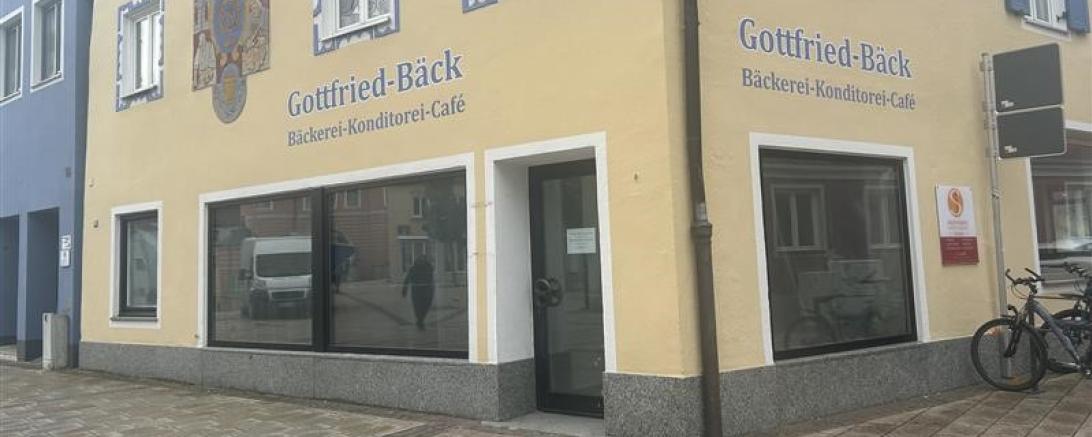 Die Filiale der Bäckerei Gottfried in der Hindenburgerstraße hat wegen eines Wasserschadens geschlossen. 