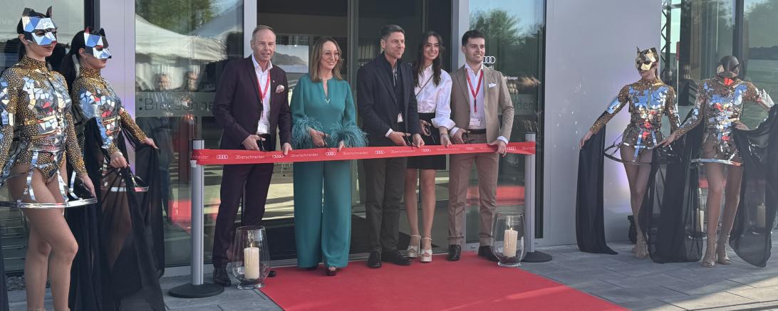 Auf dem Bild zu sehen (von links): Michael Bierschneider, Doris Fleischmann, Yves Becker-Fahr, Ines Fleischmann und Luca Fleischmann). 