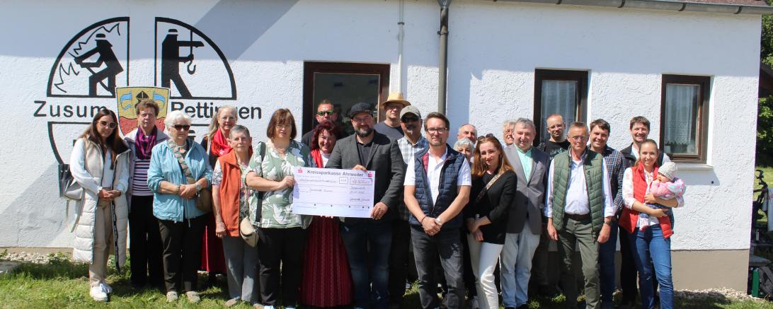 Spendenübergabe Ahrtal Zusum