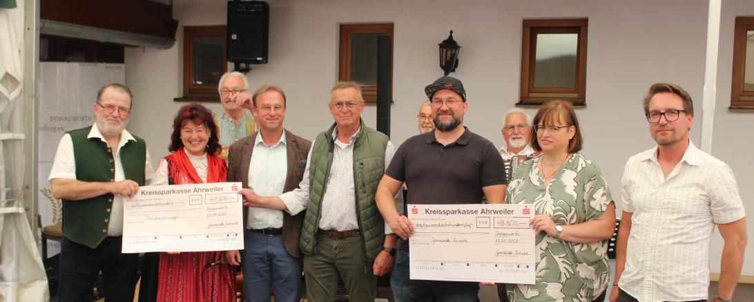 Spendenübergabe Ahrtal 