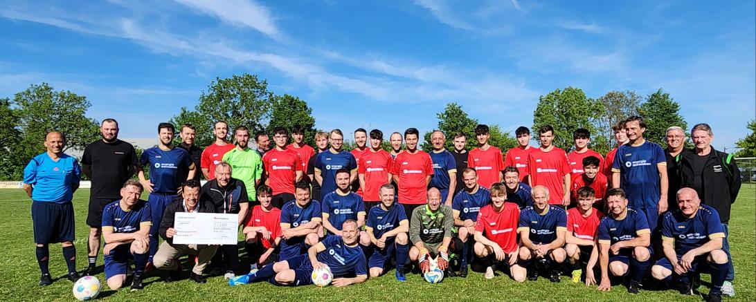 Donauwörther Mondspritzer spielen gegen die Fa. Grenzebach