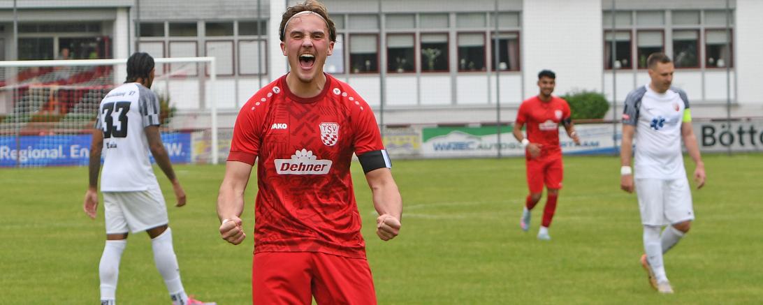 Siegfried Kübler nach dem 2:1 von Achir.