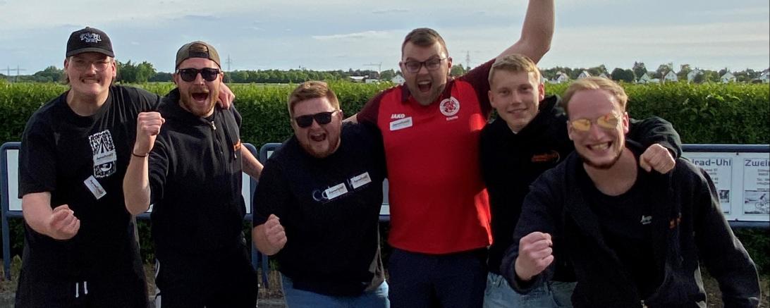 Das Siegerteam vom JuZe „Bob Schieberrillo“.