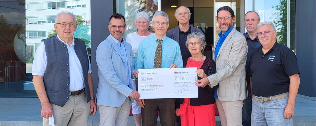 Mondspritzer Spendenübergabe