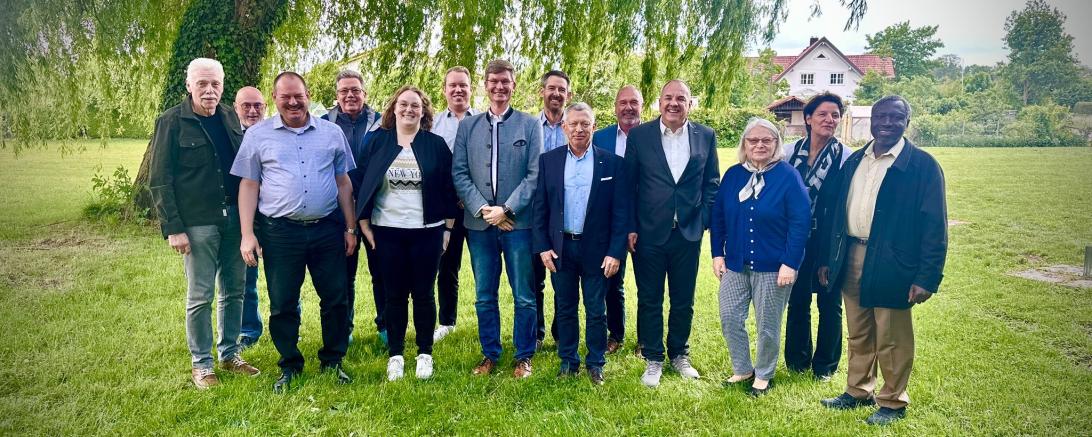 Die Vorstandschaft des Arbeitskreises Außen- und Sicherheitspolitik der CSU Schwaben. 