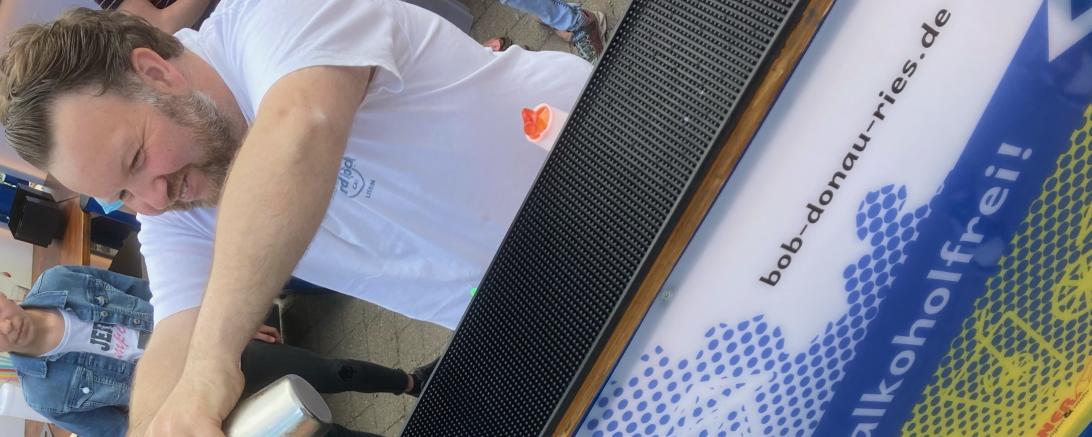 Alkoholfreie Getränke an der BOB-Cocktailbar