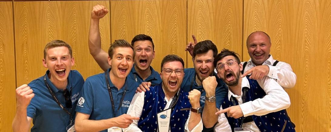 V.l.n.r.: Matthias Wiedemann, Tizian Foag, Sven  Hauff, Lukas Rikanovic, Kai Zischak, Alexander Dollmann, Hans Müller. Christoph Hillebrand und Maximilian Stegmaier sind nicht auf dem Bild.