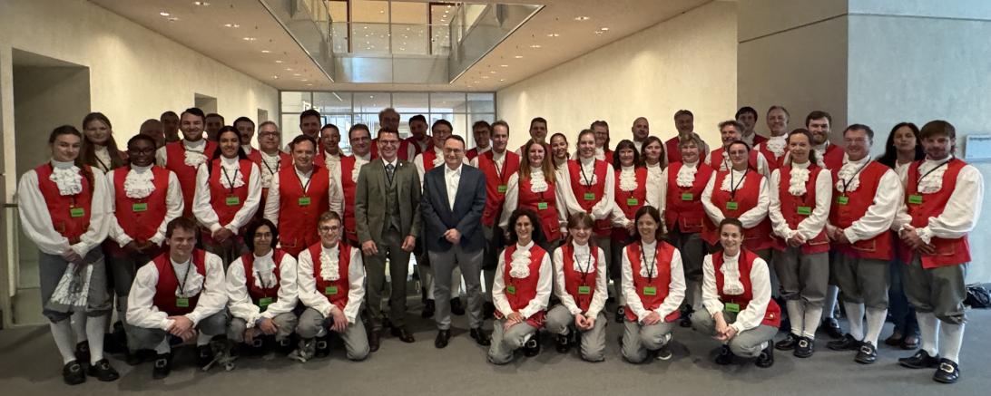 Stadtkapelle Nördlingen im Reichstagsgebäude Berlin